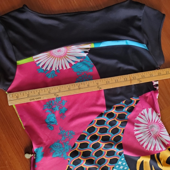 Tracy Negoshian colorful abstract dress small - Picture 6 of 9